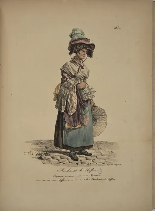 Framed Print : Rag seller. From the Series Cris de Paris (The Cries of Paris), 1815. Creator: Vernet, Carle (1758-1836). Rag seller. From the Series Cris de Paris (The Cries of Paris), 1815. Creator: Vernet, Carle (1758-1836) Framed Print : Rag seller. From the Series Cris de Paris (The Cries of Paris), 1815. Creator: Vernet, Carle (1758-1836). Rag seller. From the Series Cris de Paris (The Cries of Paris), 1815. Creator: Vernet, Carle (1758-1836)