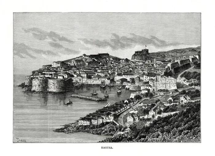 Framed Print : Ragusa, Sicily, Italy, 1879. Artist: Charles Barbant Framed Print : Ragusa, Sicily, Italy, 1879. Artist: Charles Barbant