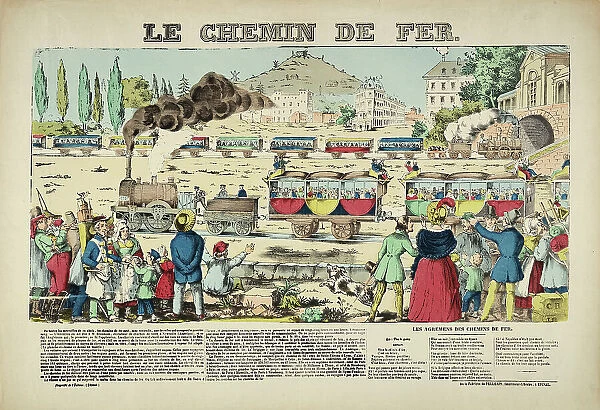 The railroad, 1838. Creator: Pellerin, Jean-Charles (1756-1836)