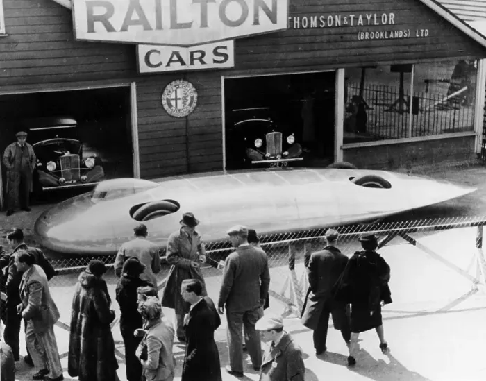 Framed Print : Railton Special Land Speed Record car, Brooklands, Surrey, c1938 Framed Print : Railton Special Land Speed Record car, Brooklands, Surrey, c1938