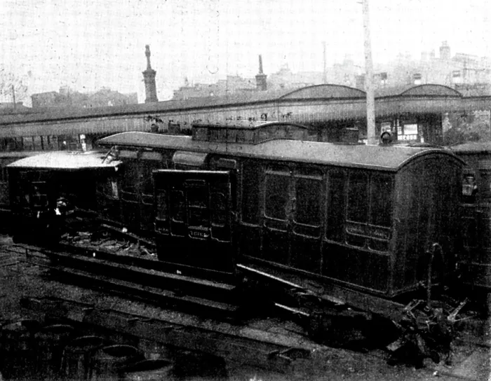 Framed Print : Railway Disaster near London: the accident at St. John's Station, South-Eastern Railway, 1898. Creator: Thankfull Sturdee. Railway Disaster near London: the accident at St Framed Print : Railway Disaster near London: the accident at St. John's Station, South-Eastern Railway, 1898. Creator: Thankfull Sturdee. Railway Disaster near London: the accident at St