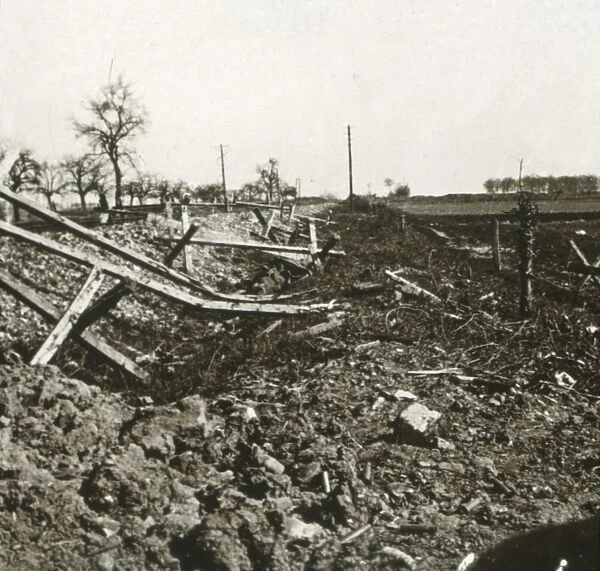 Railway, Somme, northern France, c1914-c1918