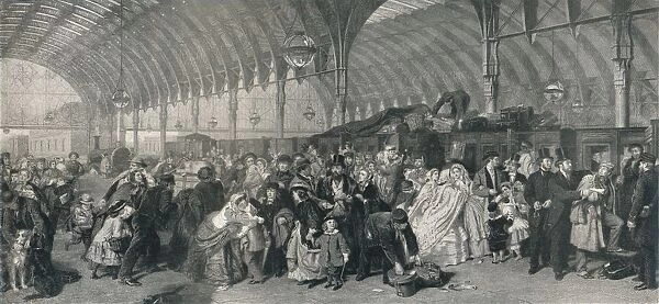 The Railway Station, 1862, (1917). Artist: William Powell Frith