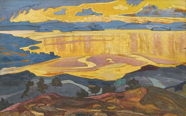 Before the Rain, 1916-1918. Artist: Roerich, Nicholas (1874-1947)