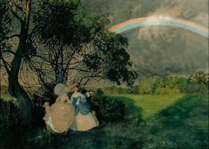 Framed Print : Rainbow, 1897. Creator: Somov, Konstantin Andreyevich (1869-1939)