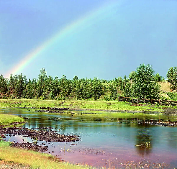 Rainbow, 1912. Creator: Sergey Mikhaylovich Prokudin-Gorsky