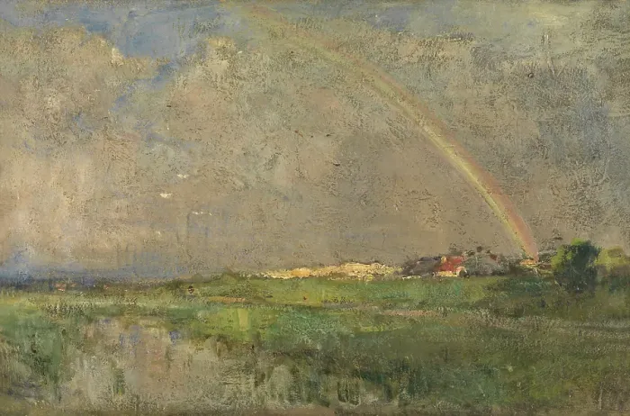 Framed Print : Rainbow, c1870-1890s. Creator: Guillaume Vogels Framed Print : Rainbow, c1870-1890s. Creator: Guillaume Vogels