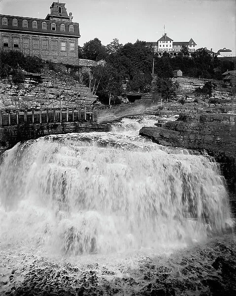 Rainbow Falls, Ausable Chasm, N.Y. between 1900 and 1905. Creator: Unknown