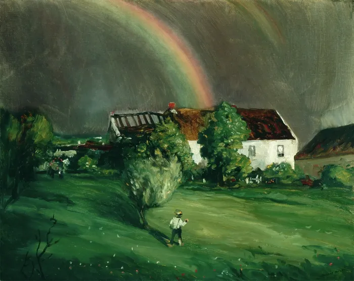 Framed Print : The Rainbow, Normandie, 1902. Creator: Robert Henri Framed Print : The Rainbow, Normandie, 1902. Creator: Robert Henri