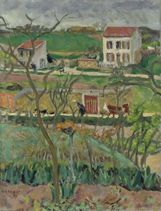 Framed Print : Rainy Landscape; Landscape in Rainy Weather, 1909. Creator: Pierre Bonnard Framed Print : Rainy Landscape; Landscape in Rainy Weather, 1909. Creator: Pierre Bonnard