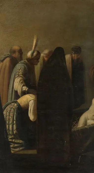 Framed Print : The raising of Lazarus, 1620-1650. Creator: School of Rembrandt van Rijn Framed Print : The raising of Lazarus, 1620-1650. Creator: School of Rembrandt van Rijn