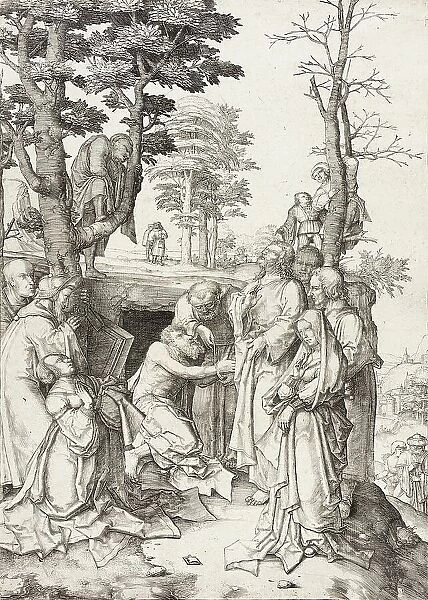 The Raising of Lazarus, c1507. Creator: Lucas van Leyden