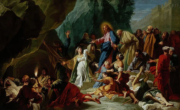 The Raising of Lazarus, c1711. Creator: Jean Jouvenet