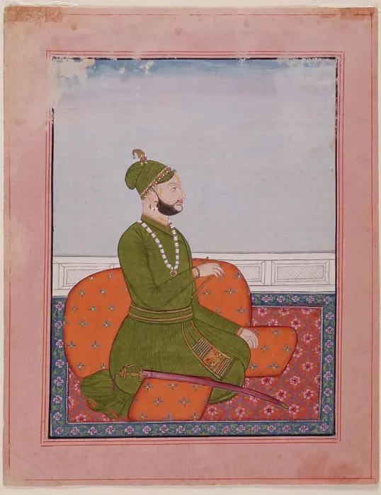Framed Print : Raj Singh (reigned 1685-1695) of Guler, between c1690 and c1710. Creator: Unknown Framed Print : Raj Singh (reigned 1685-1695) of Guler, between c1690 and c1710. Creator: Unknown