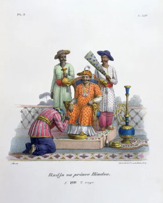 Framed Print : Raja, 1828. Artist: Marlet et Cie