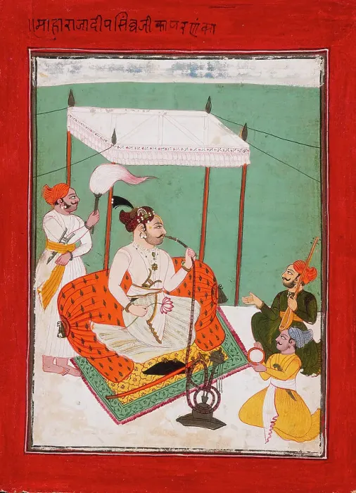 Framed Print : Raja Dip Singh, between c1775 and c1800. Creator: Unknown