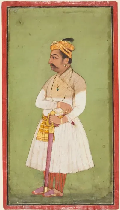 Framed Print : Raja Hari Sen of Mandi (r. 1604-1623-37), c. 1650. Creator: Unknown Framed Print : Raja Hari Sen of Mandi (r. 1604-1623-37), c. 1650. Creator: Unknown