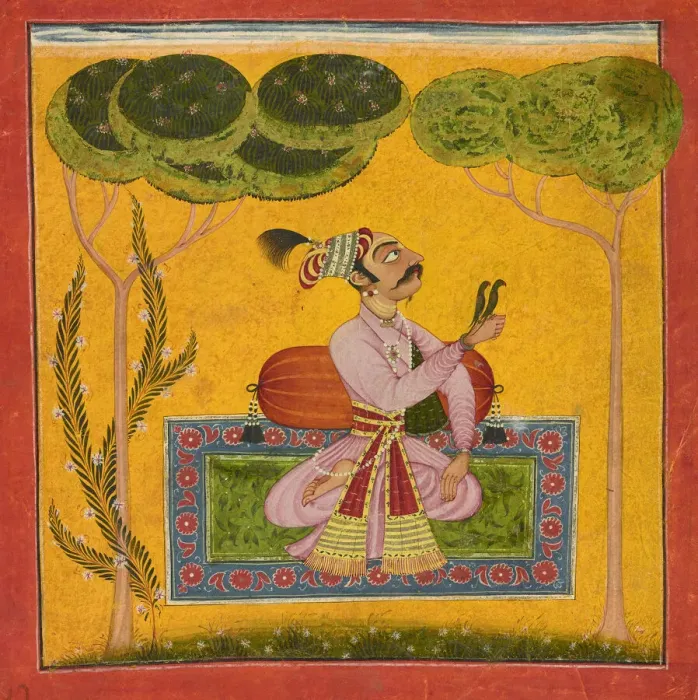 Framed Print : Raja Mandhata as a musical mode, ca. 1690. Creator: Unknown Framed Print : Raja Mandhata as a musical mode, ca. 1690. Creator: Unknown