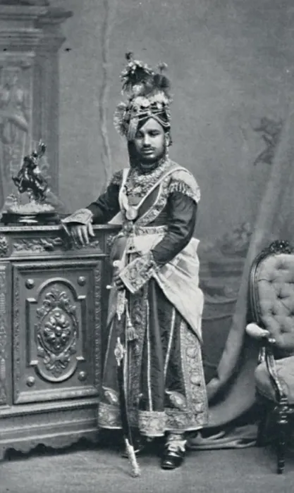 Framed Print : Raja of Rutlam, Central India Agency, 1902. Artist: Bourne & Shepherd Framed Print : Raja of Rutlam, Central India Agency, 1902. Artist: Bourne & Shepherd