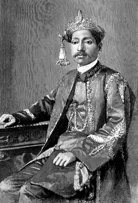 Framed Print : The Rajah of Bhinga, Oude, 1890. Creator: R. Taylor Framed Print : The Rajah of Bhinga, Oude, 1890. Creator: R. Taylor