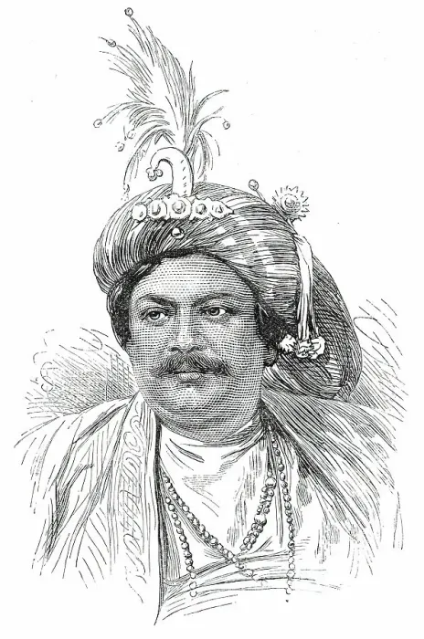 Framed Print : Rajah Harendra Krishna, 1876. Creator: Unknown Framed Print : Rajah Harendra Krishna, 1876. Creator: Unknown