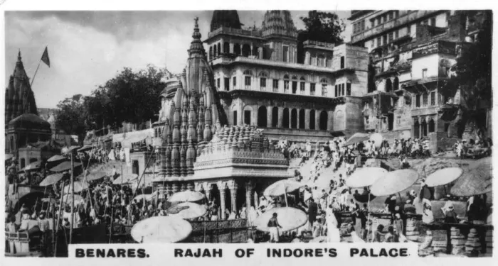 Framed Print : Rajah of Indores Palace, Benares, India, c1925 Framed Print : Rajah of Indores Palace, Benares, India, c1925