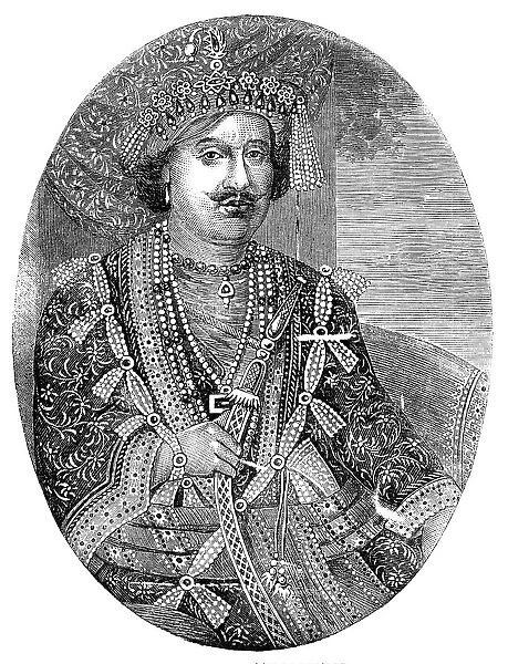 Rajah Odetnuraan of Benares, 1857. Creator: Unknown
