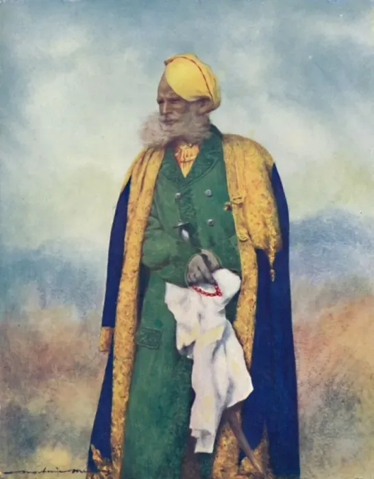 Framed Print : A Rajput of Rajgarh, 1903. Artist: Mortimer L Menpes Framed Print : A Rajput of Rajgarh, 1903. Artist: Mortimer L Menpes