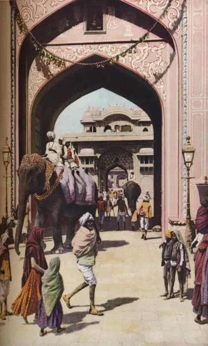 Framed Print : Rajputana, early 19th century, (c1930s). Artist: Richard Thomas Underwood Framed Print : Rajputana, early 19th century, (c1930s). Artist: Richard Thomas Underwood
