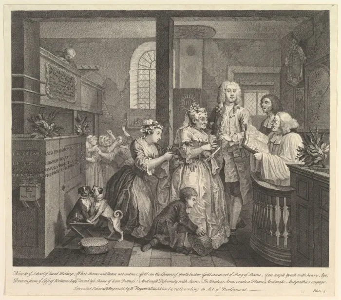 Framed Print : A Rakes Progress, Plate 5, June 25, 1735. Creator: William Hogarth Framed Print : A Rakes Progress, Plate 5, June 25, 1735. Creator: William Hogarth