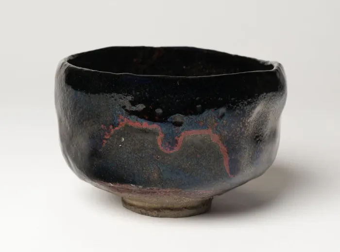 Framed Print : Raku-Ware Tea Bowl, 18th century. Creator: Raku Ryonyu Framed Print : Raku-Ware Tea Bowl, 18th century. Creator: Raku Ryonyu