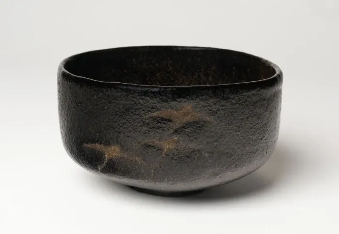 Framed Print : Raku-Ware Tea Bowl with Design of Descending Geese, 18th / 19th century. Creator: Unknown Framed Print : Raku-Ware Tea Bowl with Design of Descending Geese, 18th / 19th century. Creator: Unknown