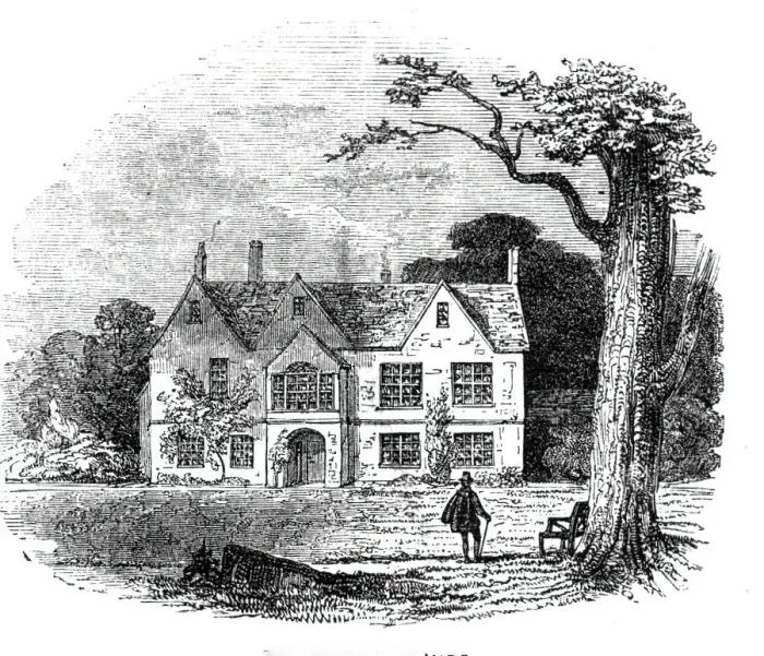 Framed Print : Raleighs House, 1844. Creator: Unknown Framed Print : Raleighs House, 1844. Creator: Unknown