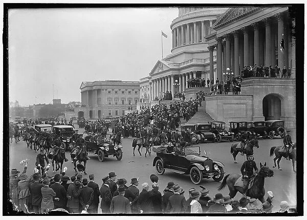 Rally at Capitol, between 1914 and 1918. Creator: Harris & Ewing. Rally at Capitol, between 1914 and 1918. Creator: Harris & Ewing