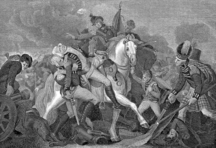 Framed Print : Ralph Abercromby (1734-1801), Scottish general, at the Battle of Aboukir Bay, Egypt, 1801, (1833) Framed Print : Ralph Abercromby (1734-1801), Scottish general, at the Battle of Aboukir Bay, Egypt, 1801, (1833)