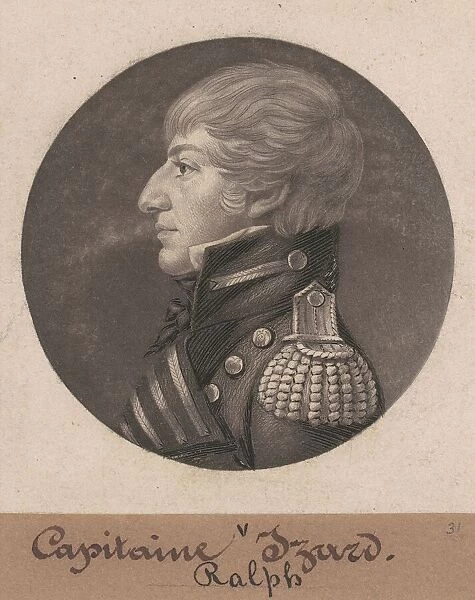 Ralph Izard II, 1805. Creator: Charles Balthazar Julien Fevret de Saint-Memin