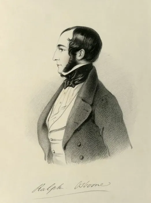 Framed Print : Ralph Osborne, 1846. Creator: Richard James Lane Framed Print : Ralph Osborne, 1846. Creator: Richard James Lane