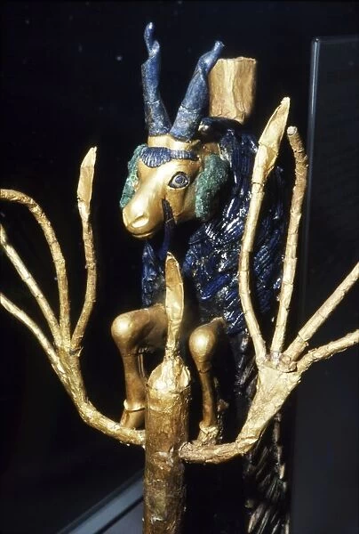 Ram or Goat in a Bush from Ur, Early Dynastic, 2600 BC