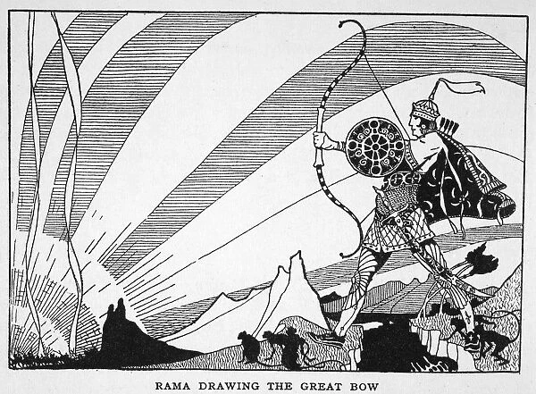 Rama Drawing the Great Bow, 1925