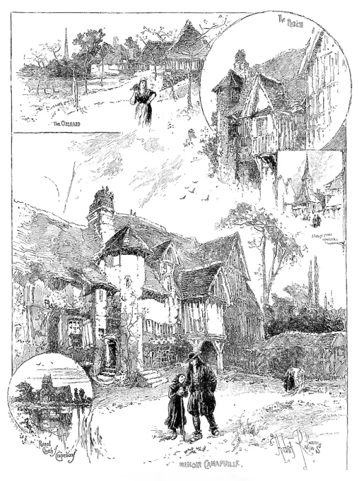 Framed Print : Rambling Sketches: Normandy, 1890. Creator: Unknown Framed Print : Rambling Sketches: Normandy, 1890. Creator: Unknown