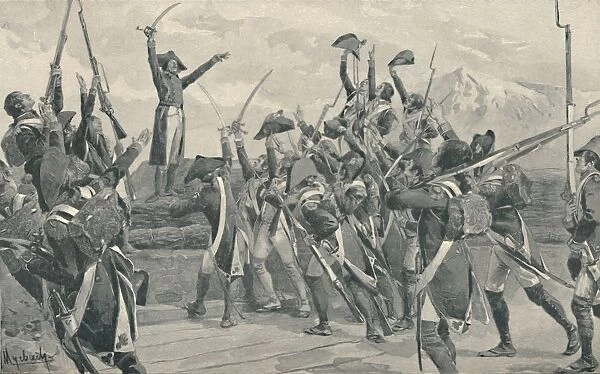 Rampons Soldiers Taking The Oath Never To Surrender, 1796, (1896)