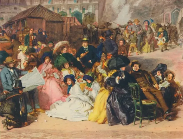 Framed Print : Ramsgate Sands, 1854, (1948). Creator: William Powell Frith Framed Print : Ramsgate Sands, 1854, (1948). Creator: William Powell Frith