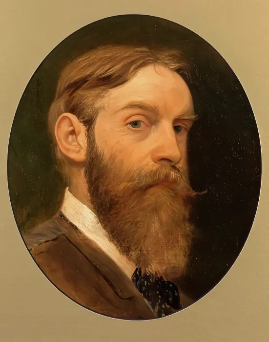 Framed Print : Randolph Caldecott, Self Portrait, 1884. Creator: Randolph Caldecott Framed Print : Randolph Caldecott, Self Portrait, 1884. Creator: Randolph Caldecott