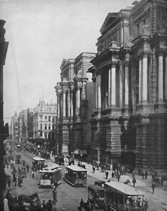 Framed Print : Randolph Street, Chicago, Illinois, c1897. Creator: Unknown Framed Print : Randolph Street, Chicago, Illinois, c1897. Creator: Unknown