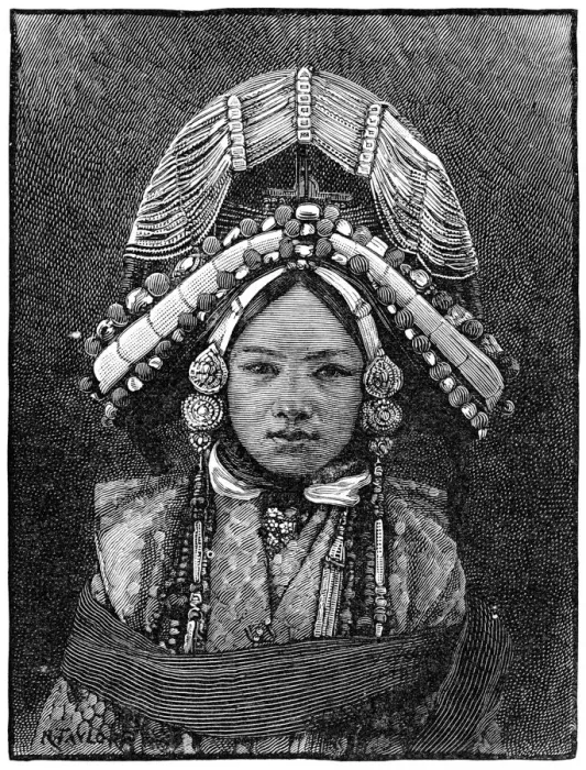 Framed Print : The Ranee of Sikkim, 1889 Framed Print : The Ranee of Sikkim, 1889