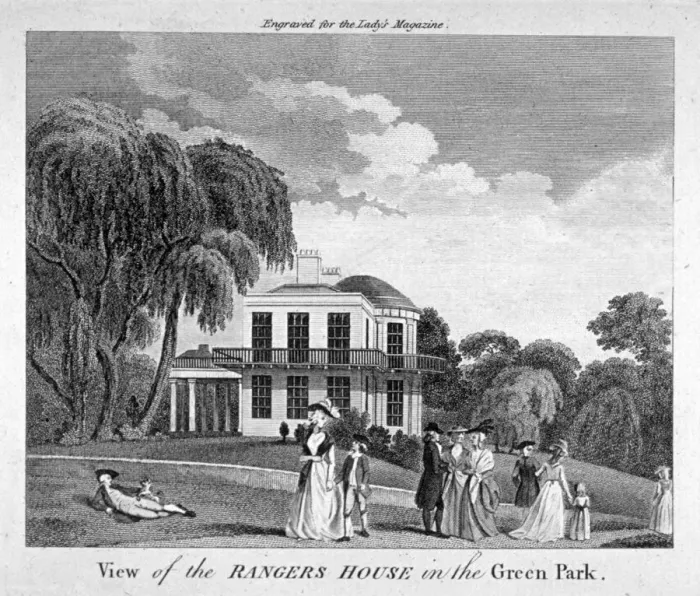 Framed Print : Rangers House in Green Park, Westminster, London, c1790