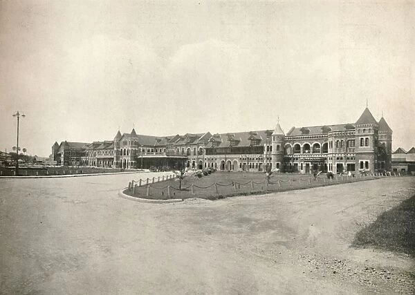 Rangoon Railway Station, 1900. Creator: Unknown