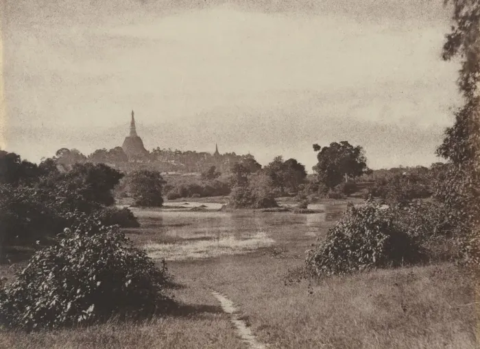 Framed Print : Rangoon. View Near the Lake, 1855. Creator: Captain Linnaeus Tripe (British, 1822-1902) Framed Print : Rangoon. View Near the Lake, 1855. Creator: Captain Linnaeus Tripe (British, 1822-1902)
