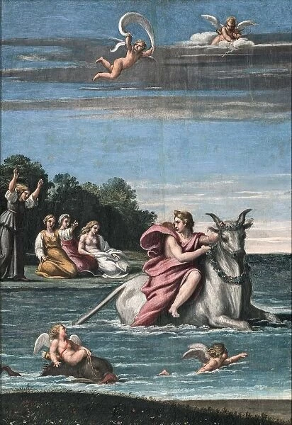 The Rape of Europa, 1602-1605. Creator: Carracci, Antonio Marziale (1583-1618)
