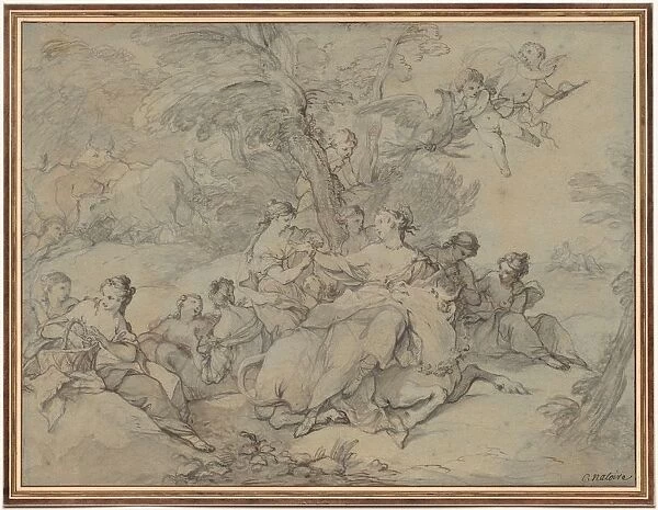 Rape of Europa, 1731. Creator: Charles Joseph Natoire (French, 1700-1777)